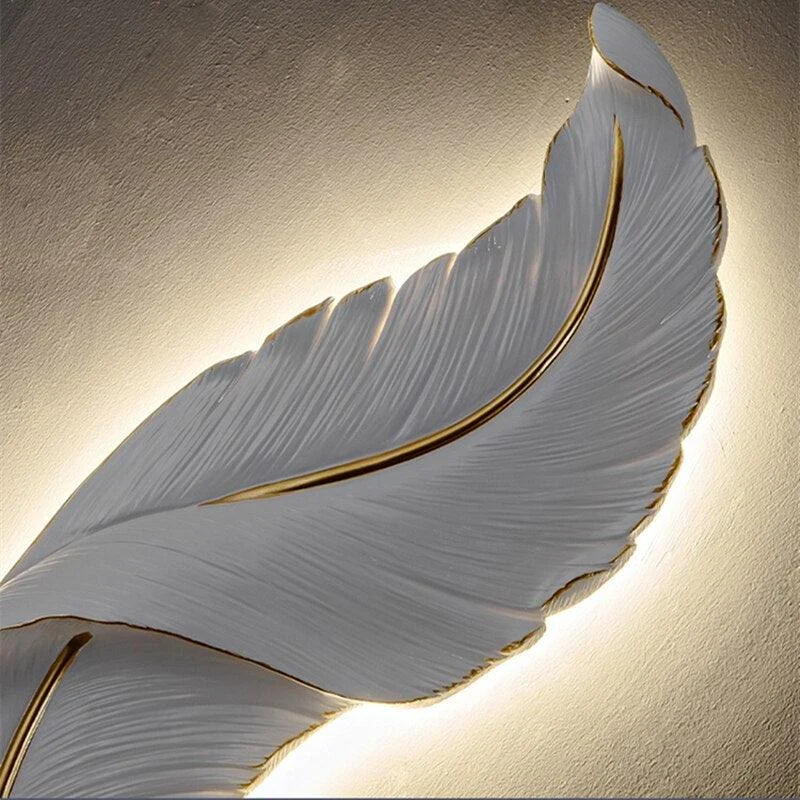 Led Feather Wall Lamp -  - #tag1#