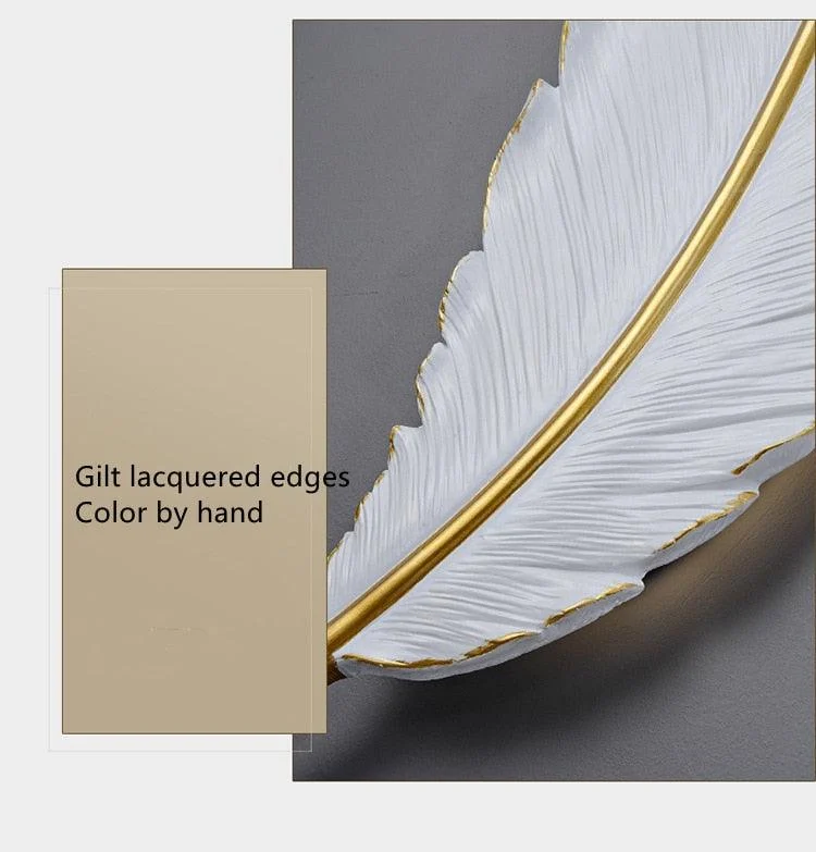 Led Feather Wall Lamp -  - #tag1#