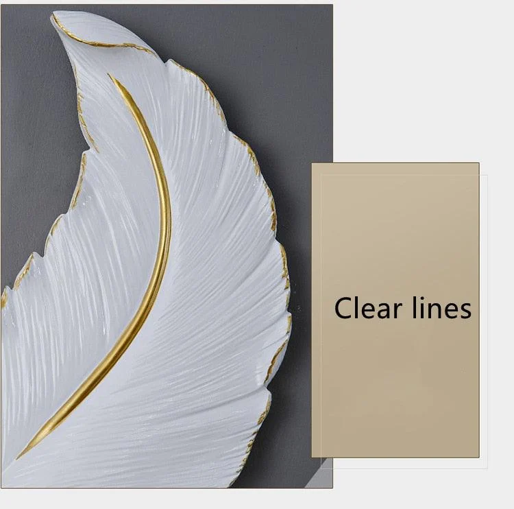 Led Feather Wall Lamp -  - #tag1#
