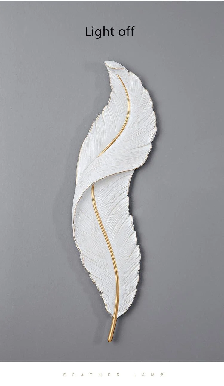 Led Feather Wall Lamp -  - #tag1#