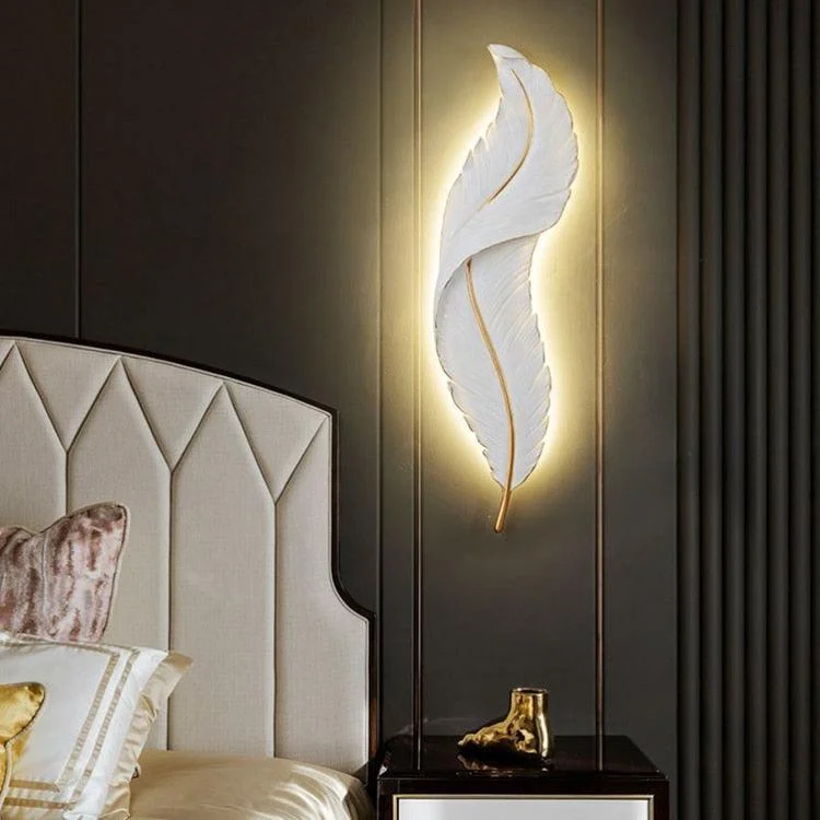 Led Feather Wall Lamp -  - #tag1#