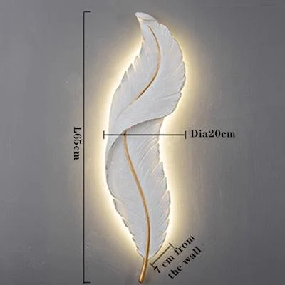 Led Feather Wall Lamp -  - #tag1#