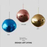 Led Lava Glass Pendant Lights tag1