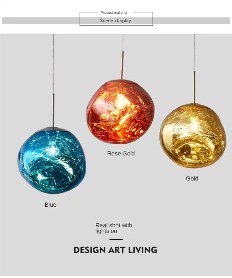 Led Lava Glass Pendant Lights -  - #tag1#