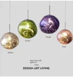 Led Lava Glass Pendant Lights tag1