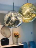 Led Lava Glass Pendant Lights tag1