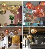 Led Lava Glass Pendant Lights tag1