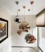 Led Lava Glass Pendant Lights tag1