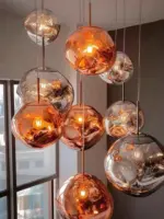 Led Lava Glass Pendant Lights tag1