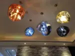 Led Lava Glass Pendant Lights tag1