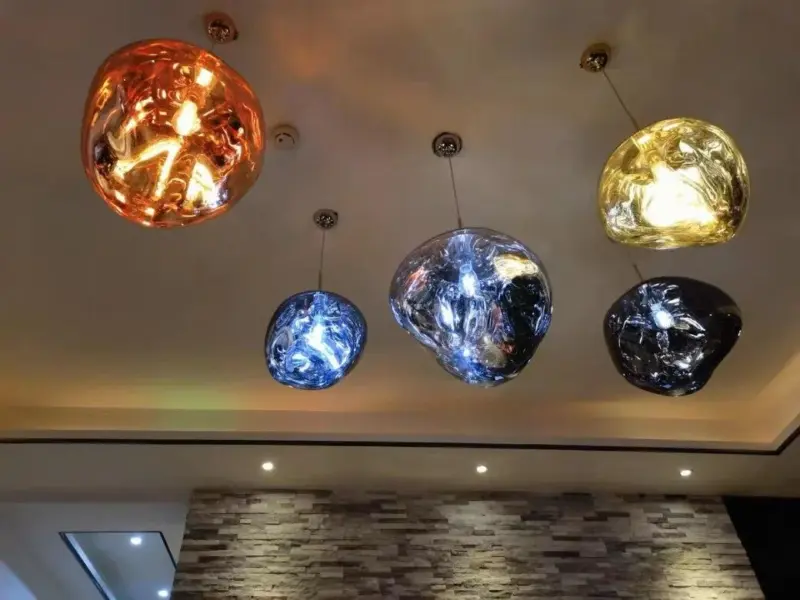 Led Lava Glass Pendant Lights tag1