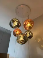 Led Lava Glass Pendant Lights tag1