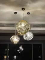 Led Lava Glass Pendant Lights tag1