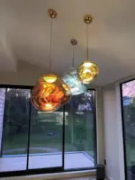 Led Lava Glass Pendant Lights tag1