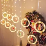 Led_Santa_Snowman_Curtain_Light_With_Rings_-_-4317398 Led Santa Snowman Curtain Light With Rings