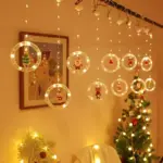 Led_Santa_Snowman_Curtain_Light_With_Rings_-_-4317415 Led Santa Snowman Curtain Light With Rings