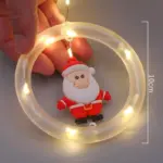 Led_Santa_Snowman_Curtain_Light_With_Rings_-_-4317432 Led Santa Snowman Curtain Light With Rings