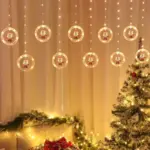 Led_Santa_Snowman_Curtain_Light_With_Rings_-_-4317449 Led Santa Snowman Curtain Light With Rings