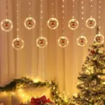 Led_Santa_Snowman_Curtain_Light_With_Rings_-_-4317464 Led Santa Snowman Curtain Light With Rings