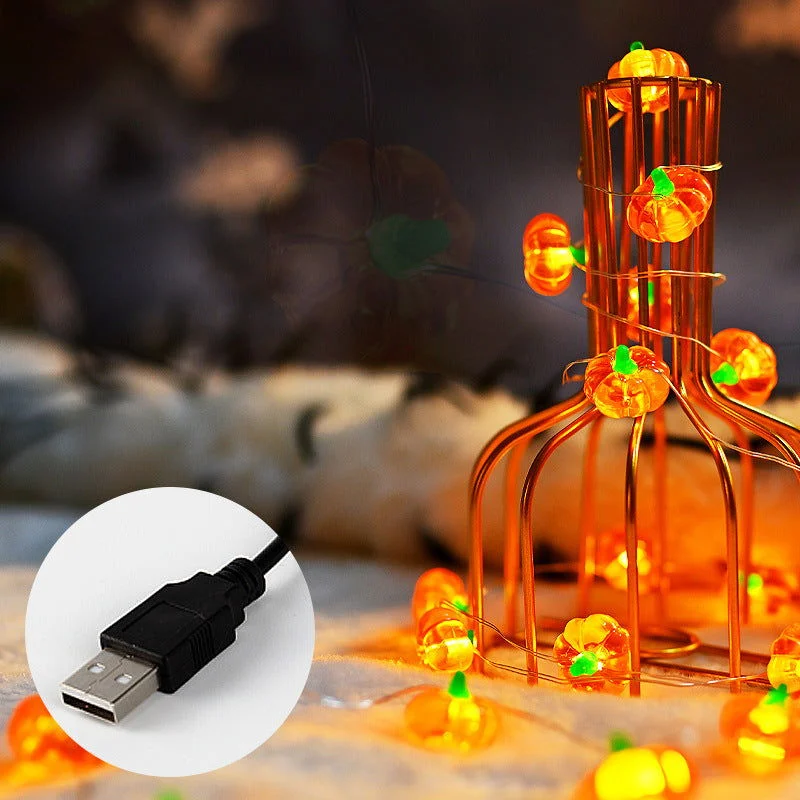Led Stereo Pumpkin Lamp Modeling Halloween Bar Shop Atmosphere Scene Layout Decorative Lights -  - #tag1#
