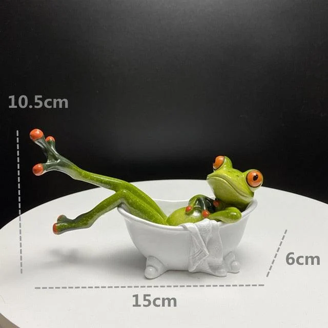 Leggy Frog Figurines - Homeko