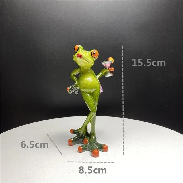 Leggy Frog Figurines - Homeko