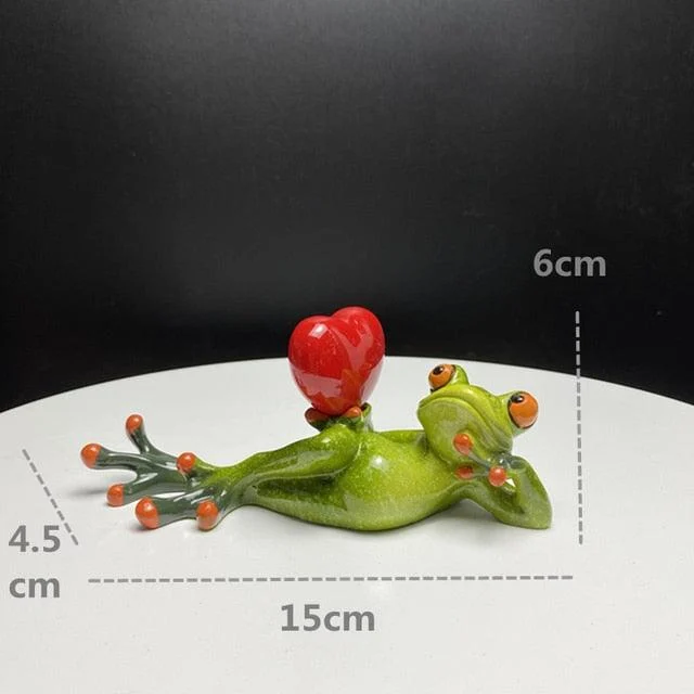 Leggy Frog Figurines - Homeko