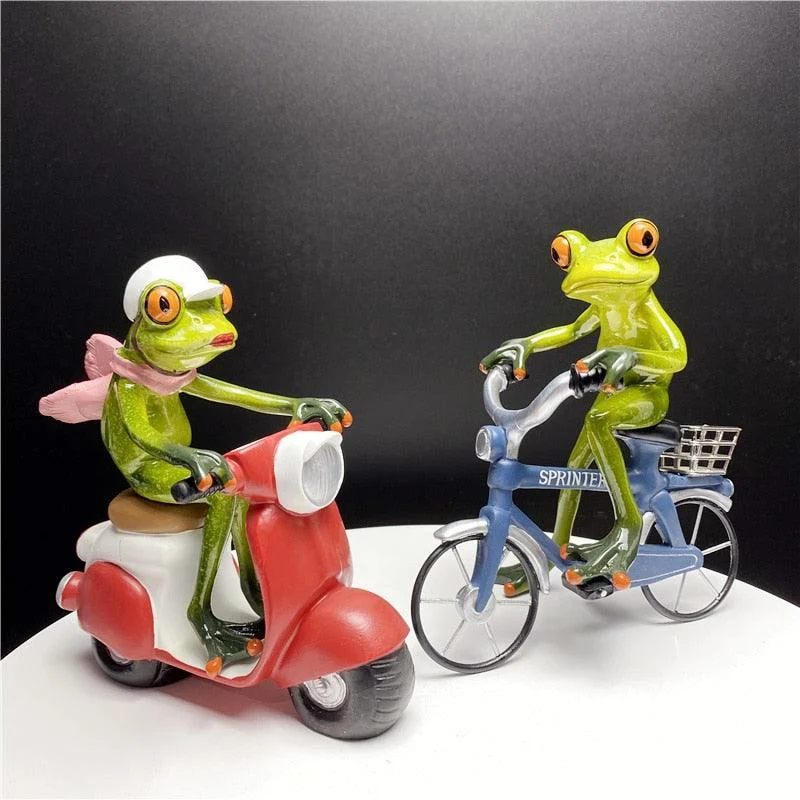 Leggy Frog Figurines - Homeko