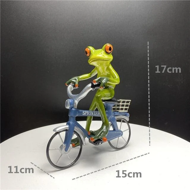 Leggy Frog Figurines - Homeko