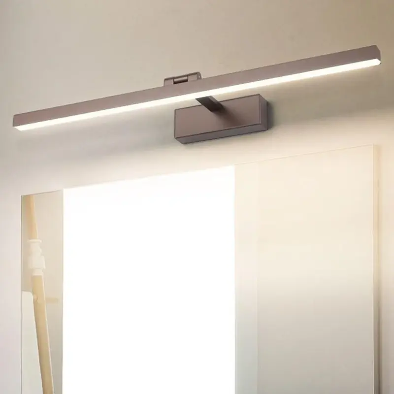 Leigh Modern LED Wall Lamp Mirror Front 3 Colors Metal tag1