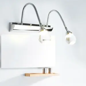 Leigh Modern LED Wall Lamp White Living/Bathroom Metal Acrylic 2/3-Lights