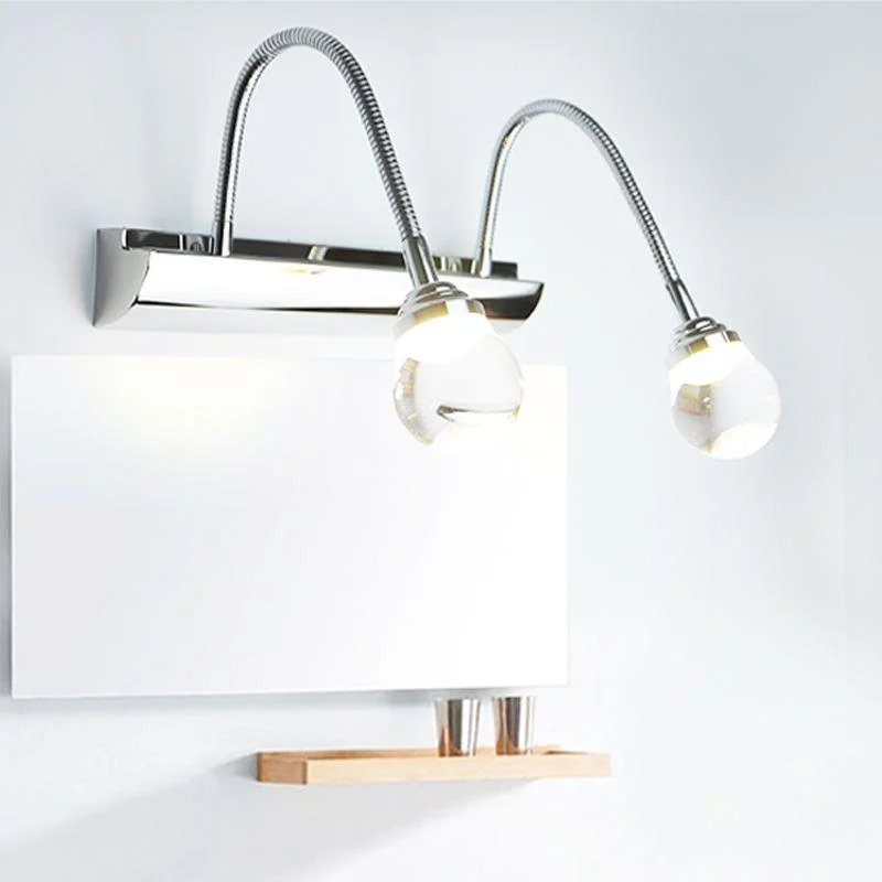 Leigh Modern LED Wall Lamp White Living/Bathroom Metal Acrylic 2/3-Lights -  - #tag1#