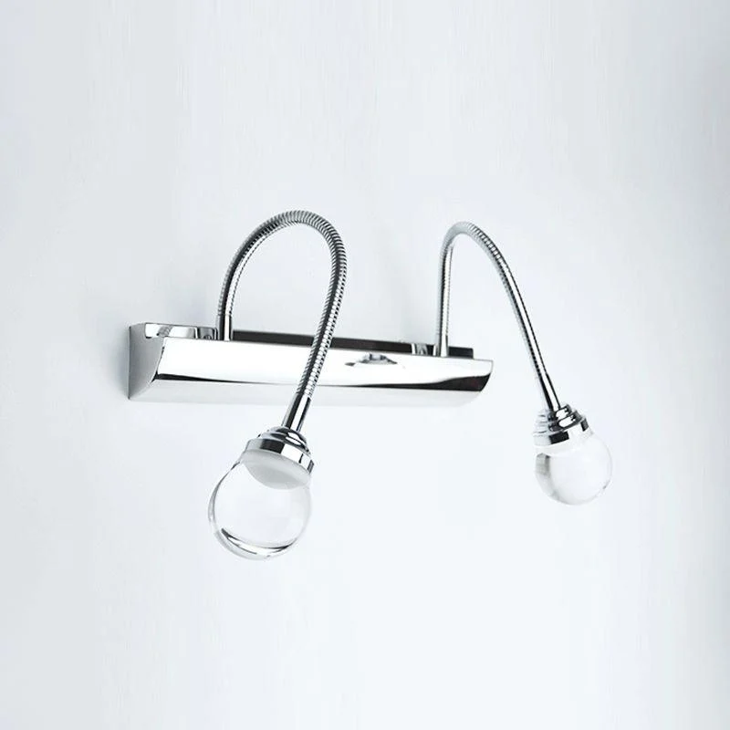 Leigh Modern LED Wall Lamp White Living/Bathroom Metal Acrylic 2/3-Lights -  - #tag1#