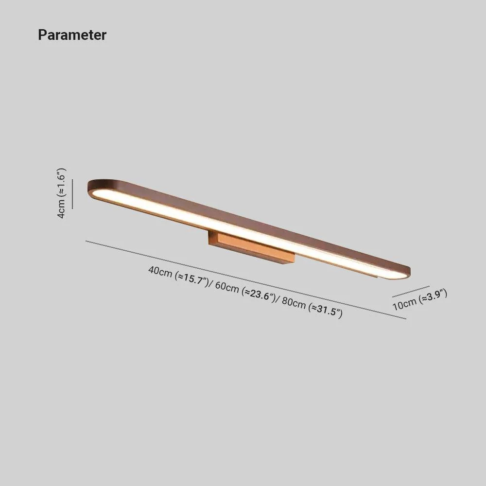 Leigh Modern Wall Lamp Linear, Gold, Bedroom/Bathroom, Metal -  - #tag1#