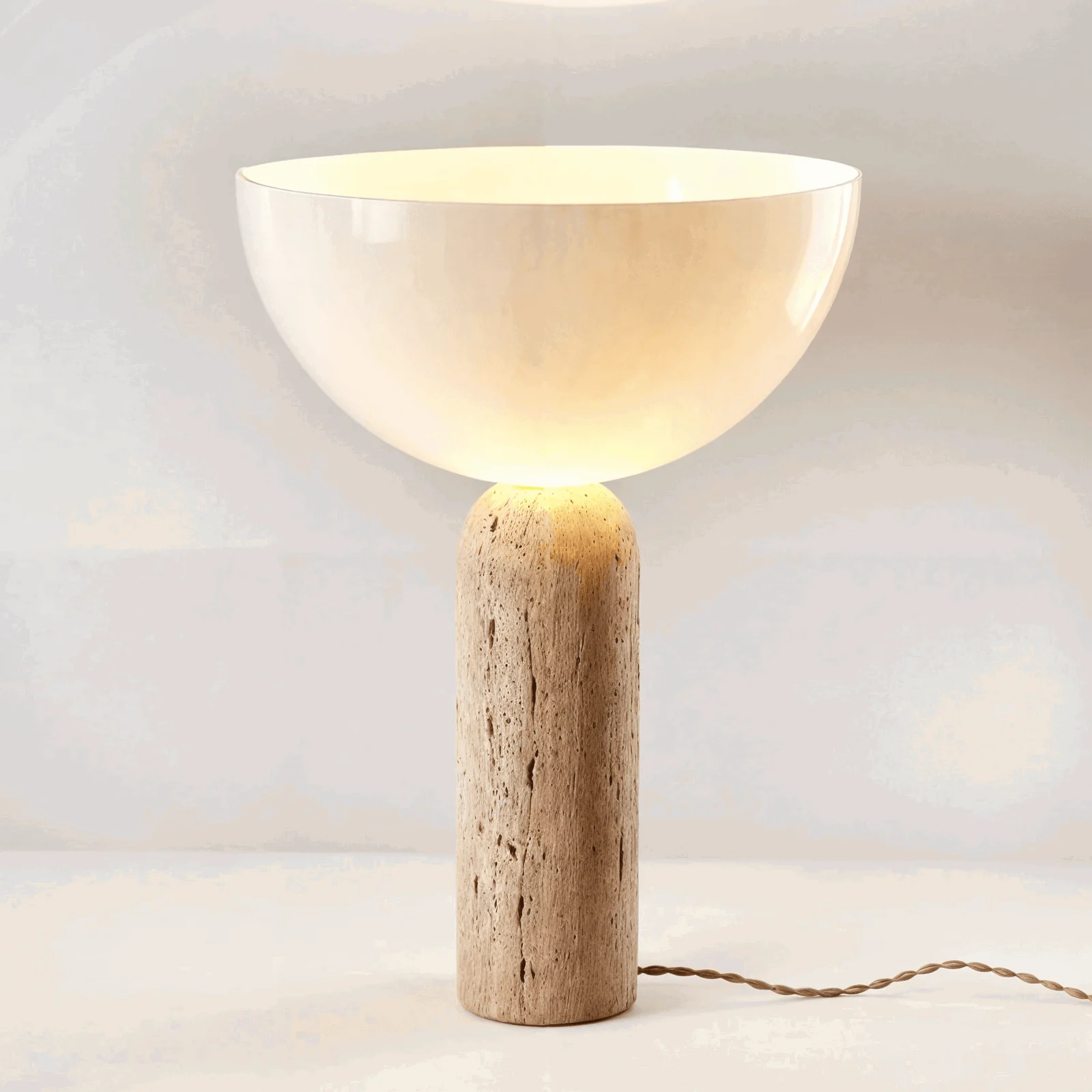 Lella Stone Lamp - Sleek Stone Table Lamp for Modern Interiors -  - #tag1#