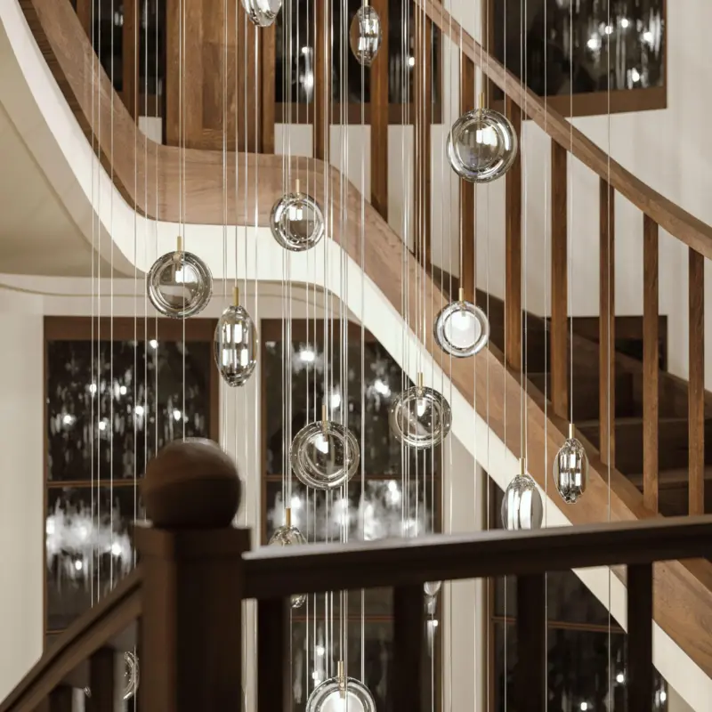 Lens Glass Pendant Lamp 14 4f543168 1e65 4aa5 af85 cece0c0156e6