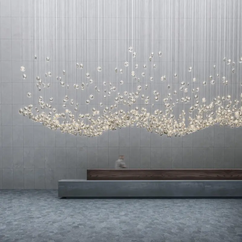 Lens Glass Pendant Lamp