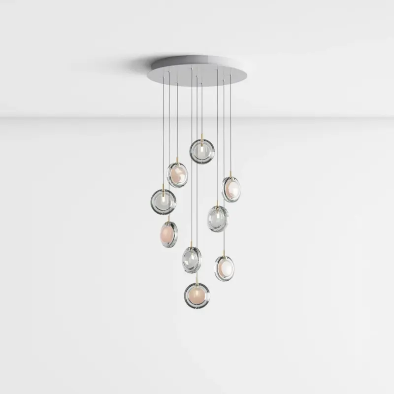 Lens Glass Pendant Lamp