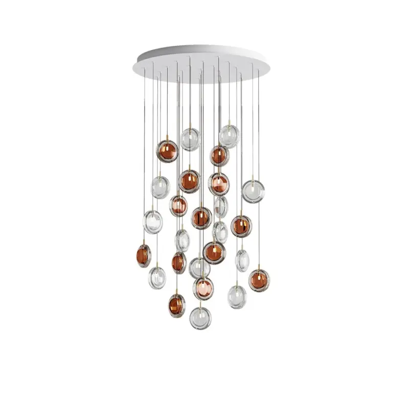 Lens Glass Pendant Lamp