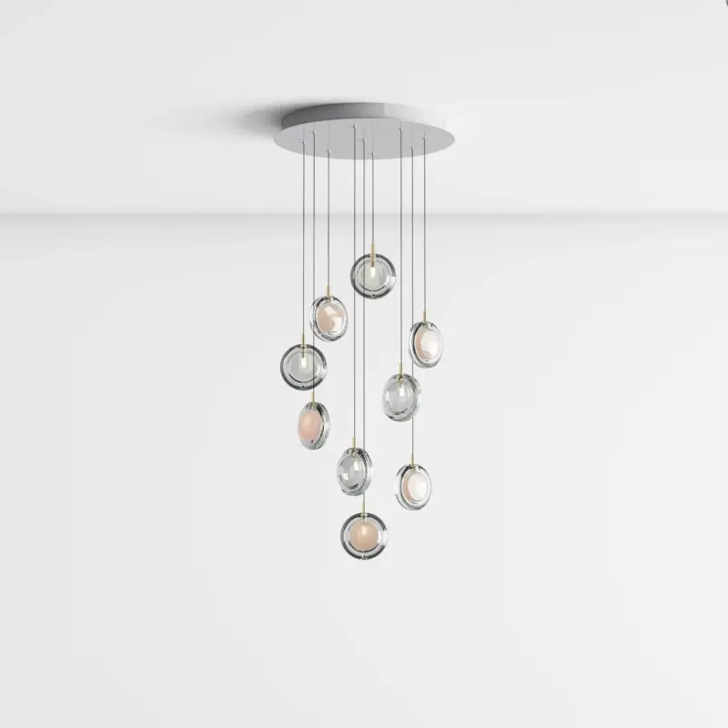 Lens Glass Pendant Lamp