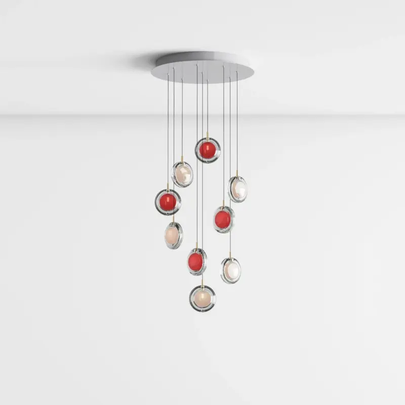 Lens Glass Pendant Lamp