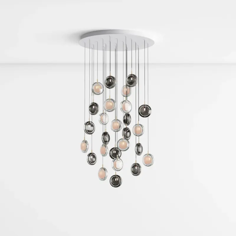 Lens Glass Pendant Lamp