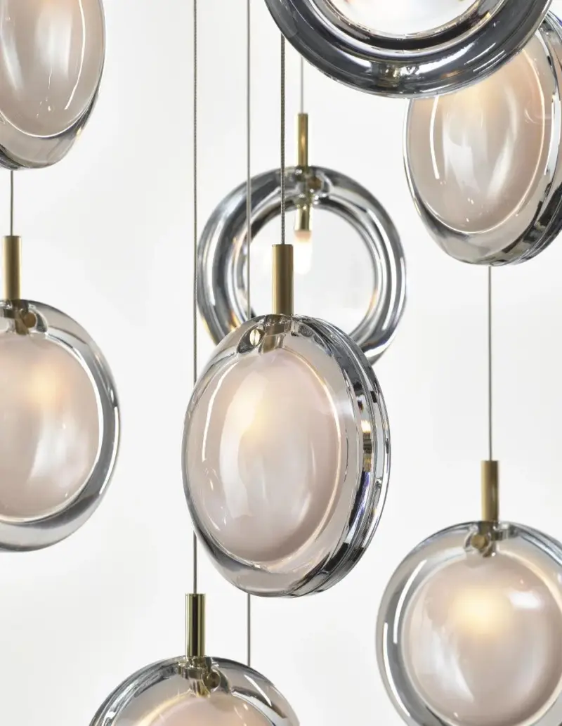 Lens Glass Pendant Lamp