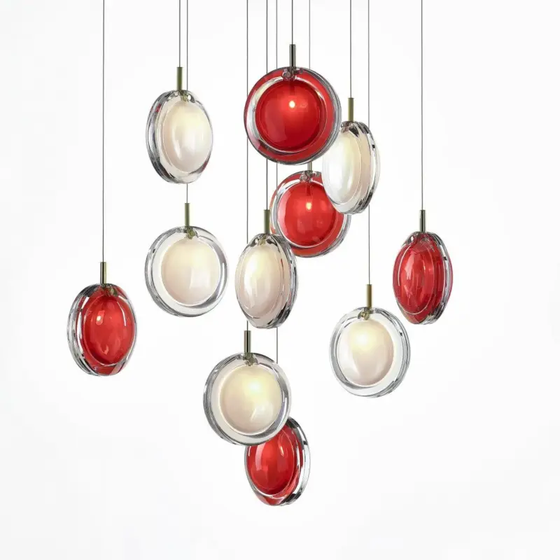 Lens Glass Pendant Lamp