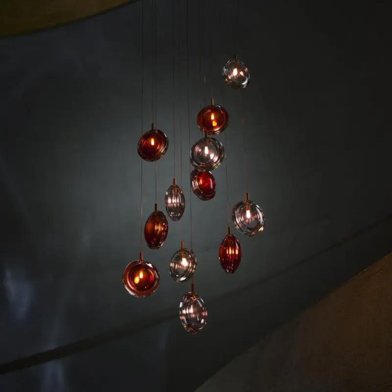 Lens Glass Pendant Lamp