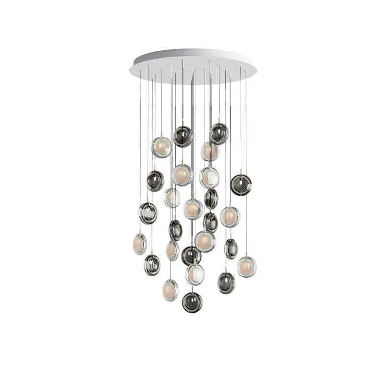 Lens Glass Pendant Lamp