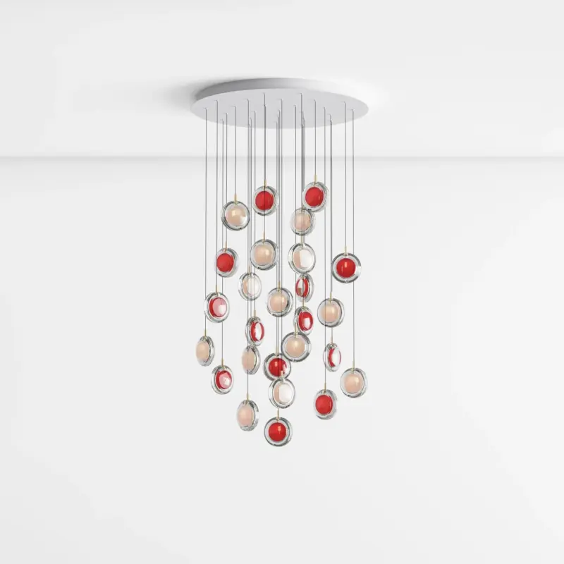 Lens Glass Pendant Lamp