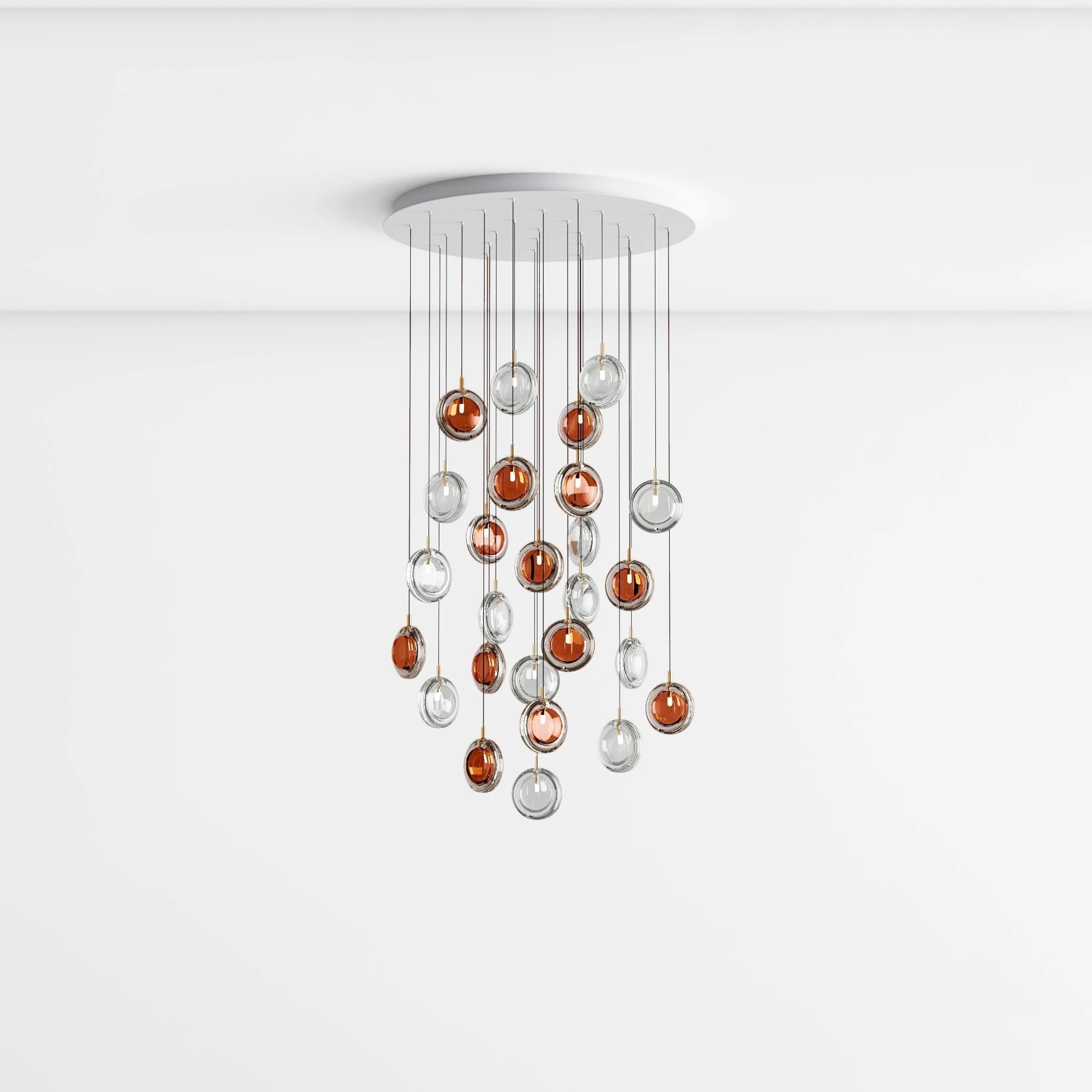 Lens Glass Pendant Lamp 62