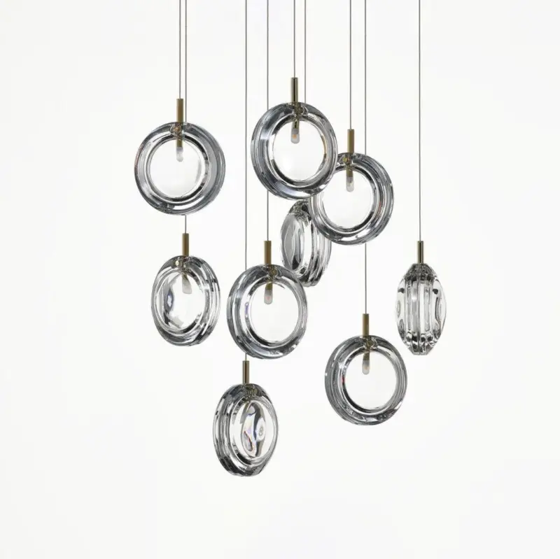 Lens Glass Pendant Lamp