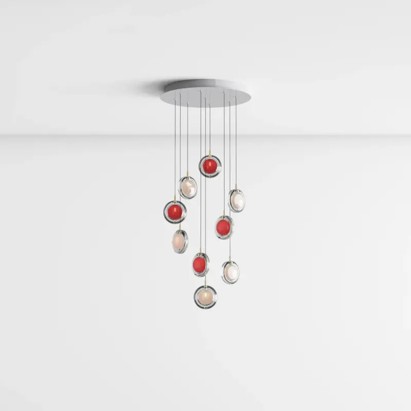 Lens Glass Pendant Lamp